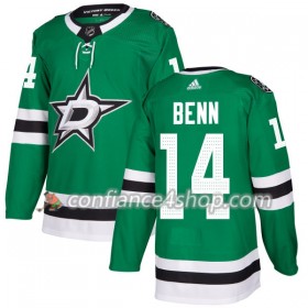 Adidas Maillot de Hockey Dallas Stars Jacket Jamie Benn 14 2017-2018 Kelly Vert Authentic - Homme